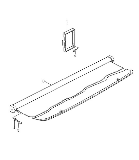Luggage compartment cover 924 1976-79