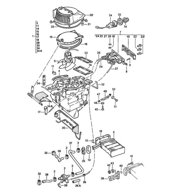 Diagram 813-000 Porsche 928 (1978-1995) 