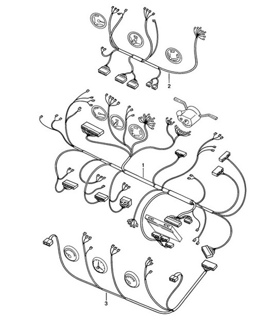 Diagram 902-025 Porsche 944 2.5L 8V 1982-87 