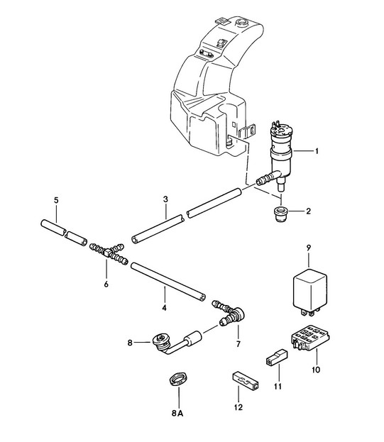 Headlight washer system (M288 - Headlamp washer) 924 1979>>