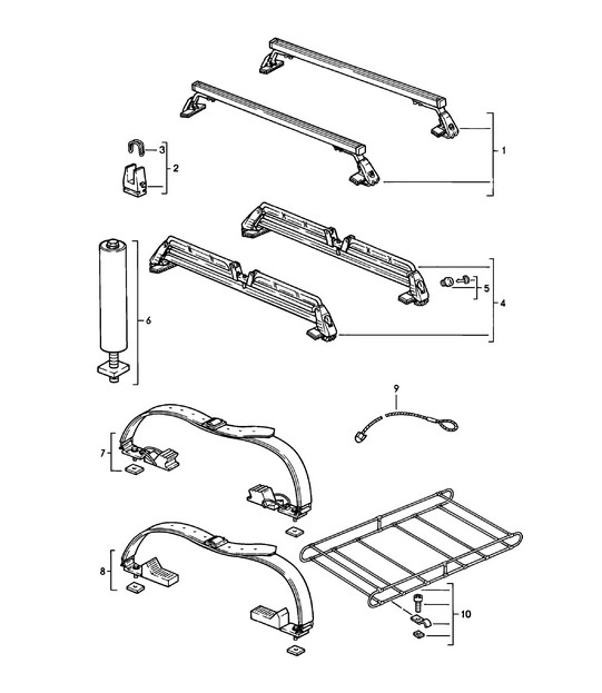 Roof transport system - 35 KG - 924 >>1981