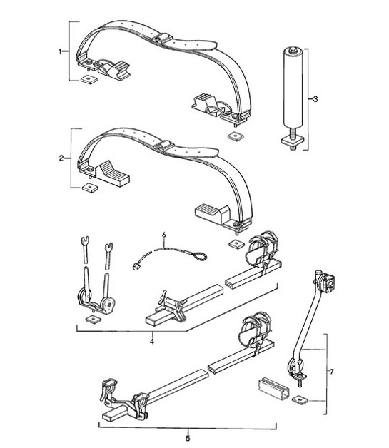 Diagram 002-007 Porsche 944 (1982-1991) 