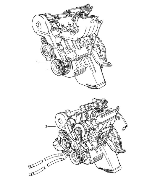 Replacement engine M>>65X12345 (model: XK XJ TURBO M31.01/03/50) 924 1980 - 1985