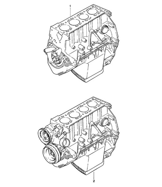 Diagram 101-005 Porsche Boxster 987 MKII 2.9L 2009-12 Engine