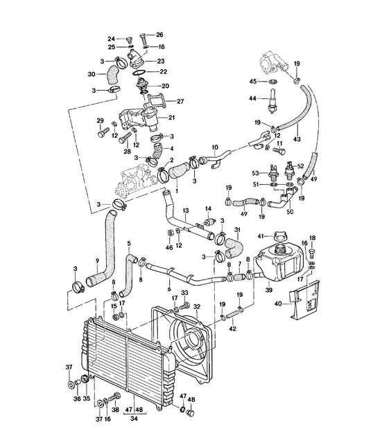 Water cooling 924 TURBO/GT 1980-1985