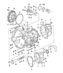 Replacement transmission / Transmission case / Manual transmission  - VQ VR UV MD ME MF MB MX 4Q 5Q 6Q - 924 1980 - 1985