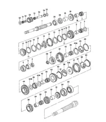 Gears and shafts / Manual transmission - G31.01/02/03 - 924 TURBO / GT 1980 - 1985