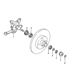 Steering knuckle / Lubricants 924 1980 - 1985