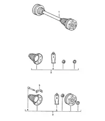 Drive shaft  924 1980 - 1985