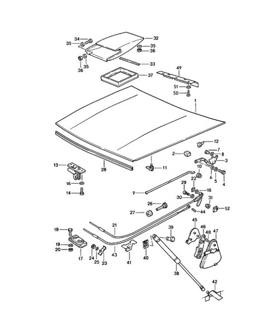 Diagram 803-000 Porsche 992 (911) MK1 2019-2024 Body