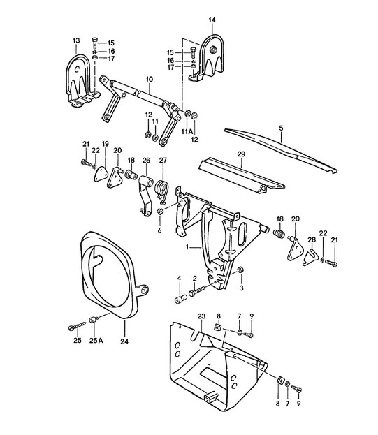 Pop-up headlight 924 1980- 1985 