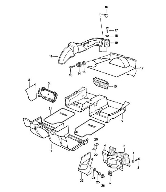 Diagram 807-002 Porsche Panamera 971 MK2 (2021-2023) 