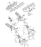 Fuel System, Exhaust System Cayenne 9PA (955) 2003-2006