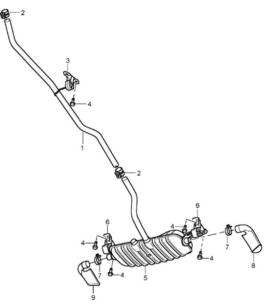 Diagram 202-12 Porsche 944 2.5L 8V 1982-87 