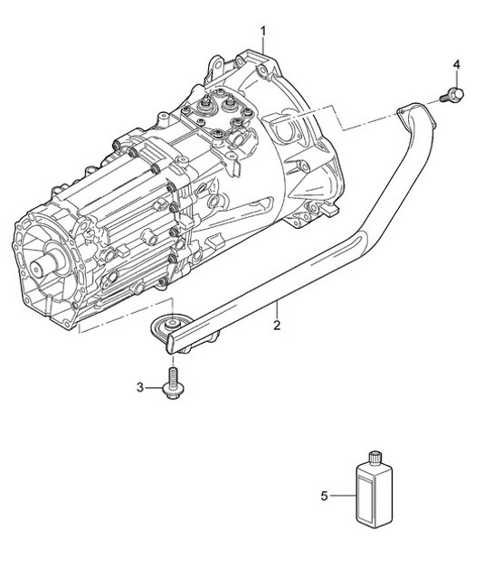 Diagram 302-00 Porsche Cayman 718C (982C) 2017>> Transmission