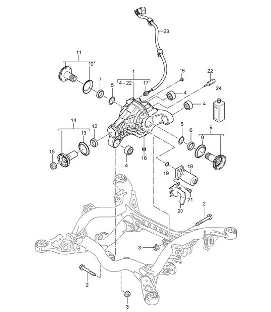 Diagram 305-05 Porsche 992 (911) MK2 2024>> 