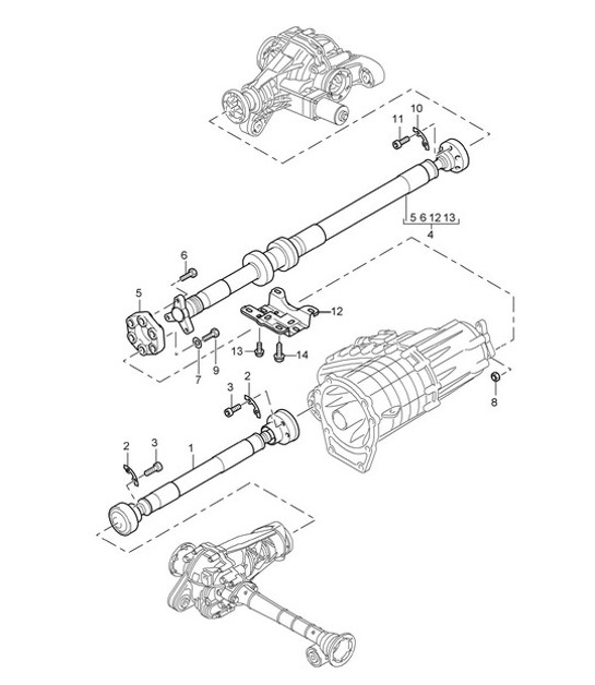 Diagram 305-20 Porsche Cayman 987C / 981C (2005-2016) Transmission