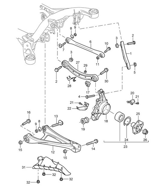 Diagram 501-00 Porsche Macan (95B) MK3 2022>> 