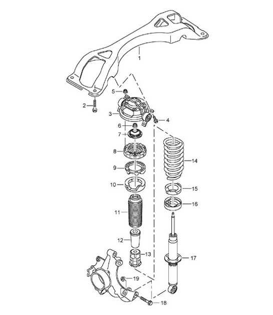 Diagram 502-00 Porsche 911 & 912 (1965-1989) Rear Axle