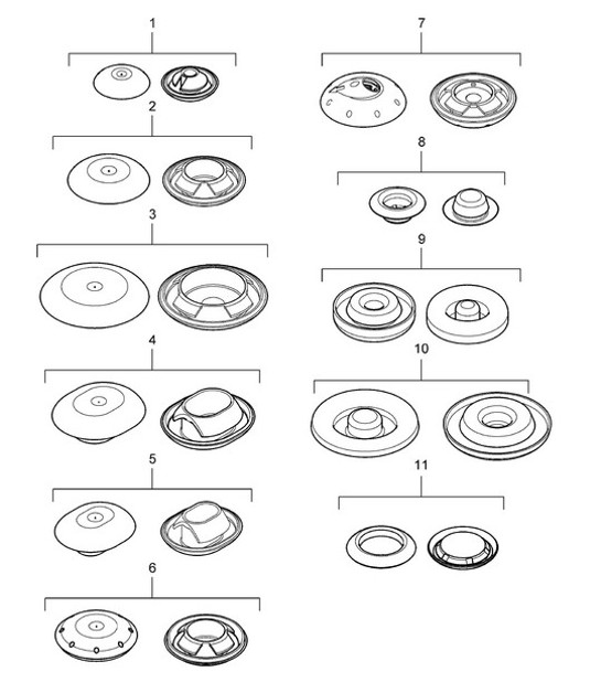 Diagram 801-02 Porsche Macan (95B) MK1 (2014-2018) Body