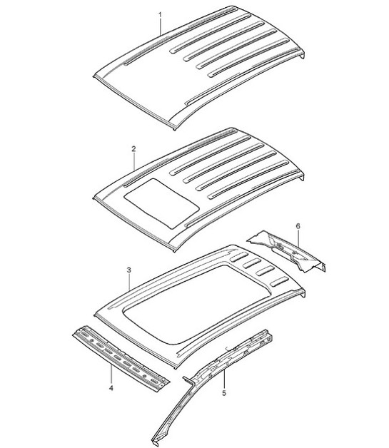 Diagram 801-45 Porsche Macan (95B) MK1 (2014-2018) Body