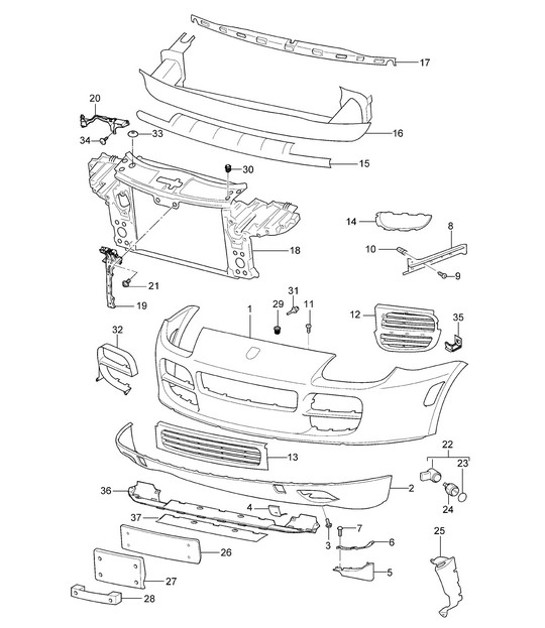 Diagram 802-00 Porsche 911 & 912 (1965-1989) Body