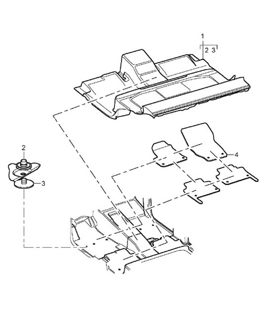 Diagram 807-05 Porsche 356 (1950-1965) Body