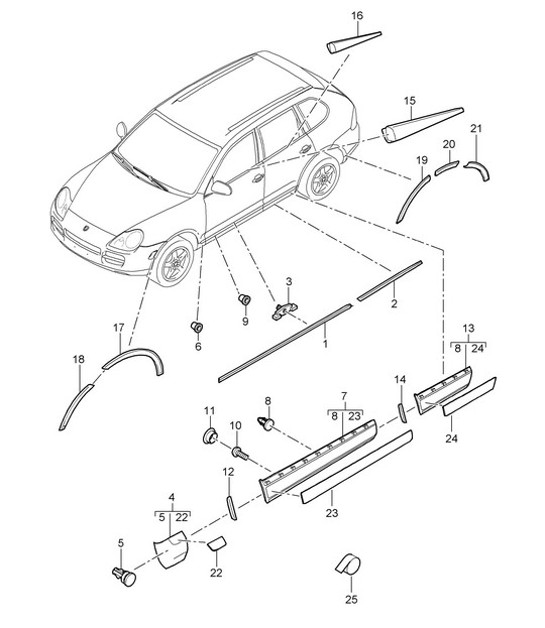 Diagram 810-05 Porsche 971.2 Panamera Turbo S 4.0L V8 2021-23 