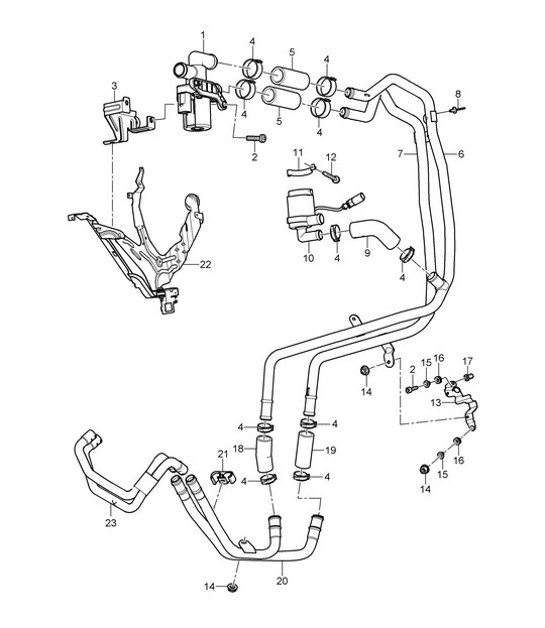 Diagram 813-23 Porsche Taycan (9J1) MK2 2024>> 
