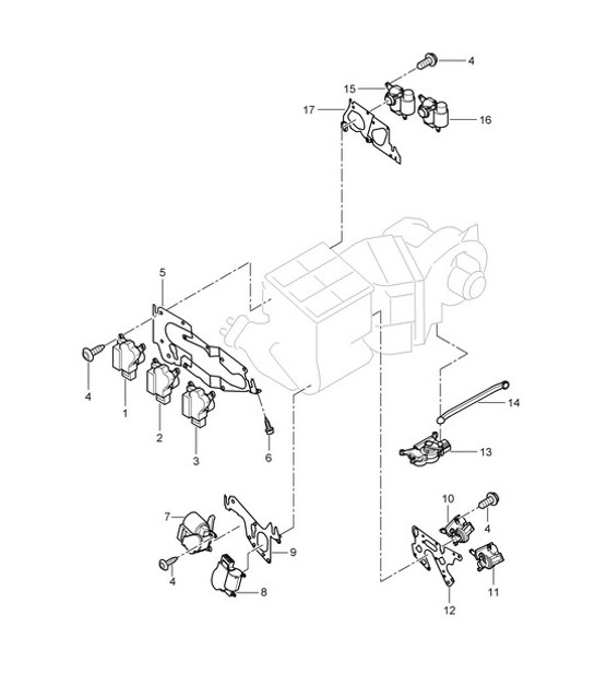 Diagram 813-45 Porsche Boxster 987 MKII 2.9L 2009-12 Body