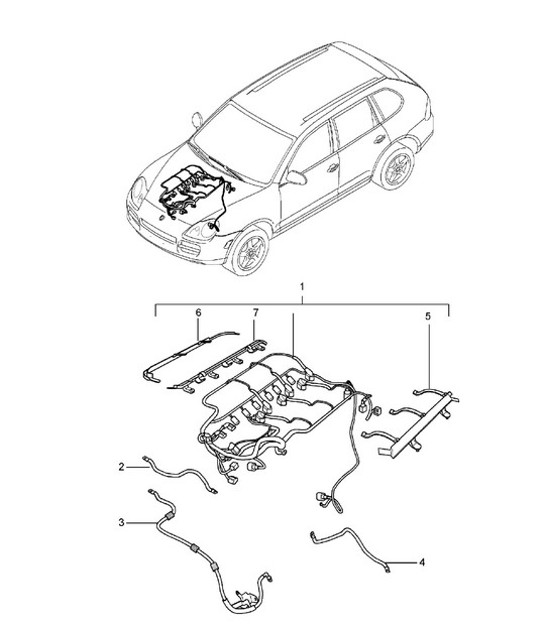 Diagram 902-09 Porsche Macan (95B) MK1 (2014-2018) Electrical equipment