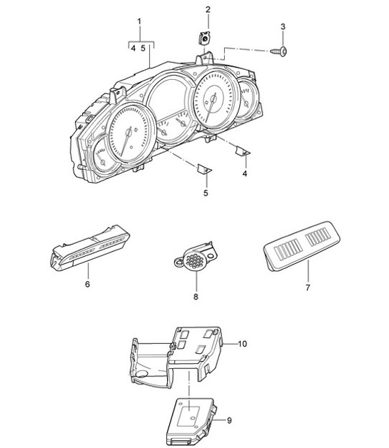 Diagram 906-00 Porsche 911 & 912 (1965-1989) Electrical equipment