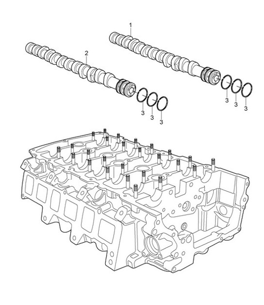 Diagram 103-012 Porsche 992 (911) MK1 2019-2024 Engine