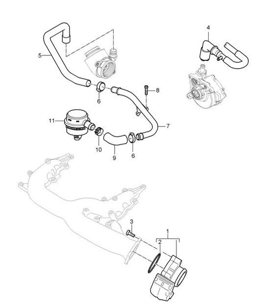 Diagram 107-003 Porsche Boxster 718 (982) 2017>> Engine