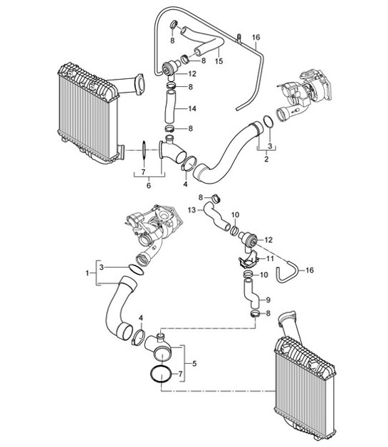 Diagram 107-025 Porsche 928 (1978-1995) 