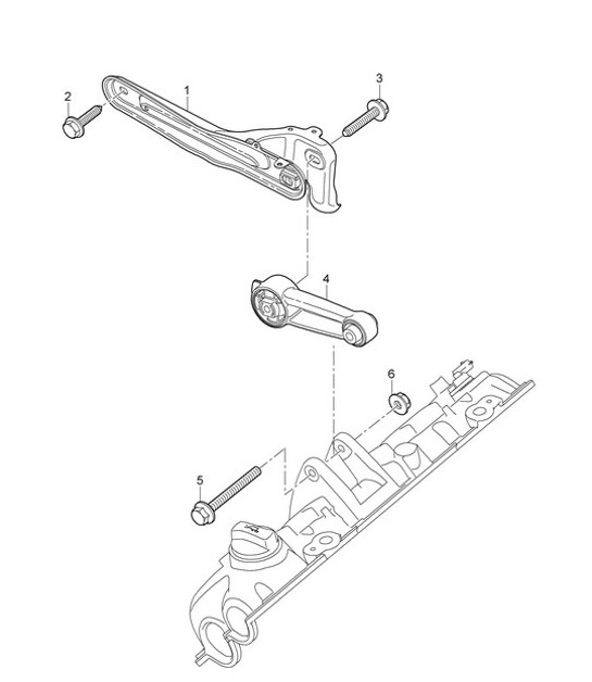 Diagram 109-000 Porsche 991 (911) MK2 2016-2019 Engine