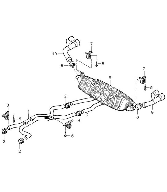 Diagram 202-020 Porsche Panamera 971 MK2 (2021-2023) 