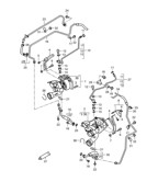 Fuel System, Exhaust System Cayenne 9PA1 (957) 2007-2010