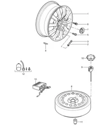 Wheels Cayenne 9PA1 (957) 2007-10