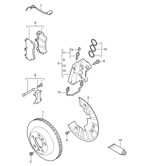 Wheels, Brakes Cayenne 9PA1 (957) 2007-2010