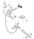 Hand Lever System, Pedal Cluster  Cayenne 9PA1 (957) 2007-2010