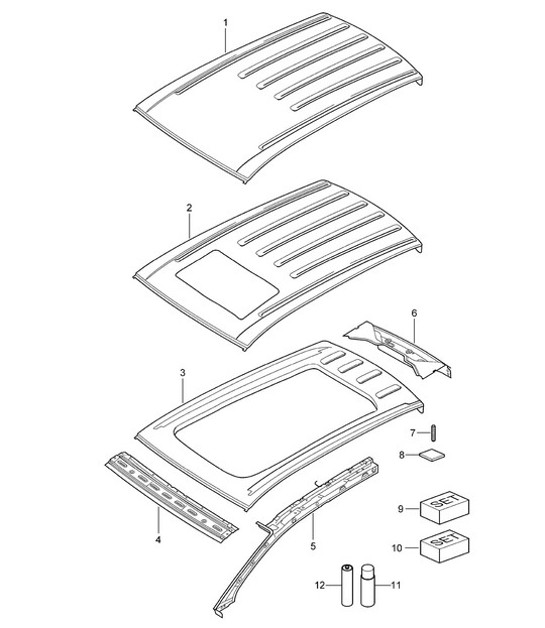 Diagram 801-045 Porsche Boxster 718 (982) 2017>> Body