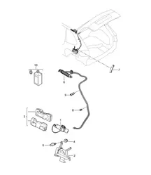 Rear lid / Powerlift (PR:4E7) Cayenne 9PA1 (957) 2007-10