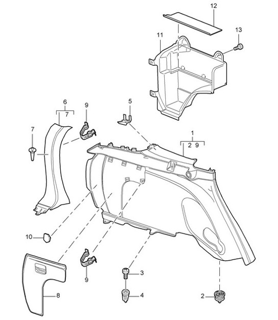 Diagram 807-020 Porsche Macan-e (95C) Electric 2024>> 