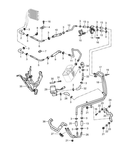 Diagram 813-015 Porsche 911 & 912 (1965-1989) Body