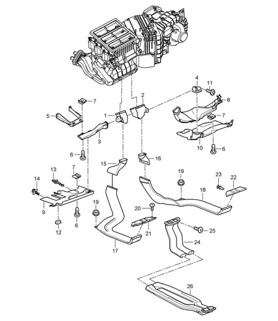 Diagram 813-030 Porsche Cayman 718C (982C) 2017>> Body