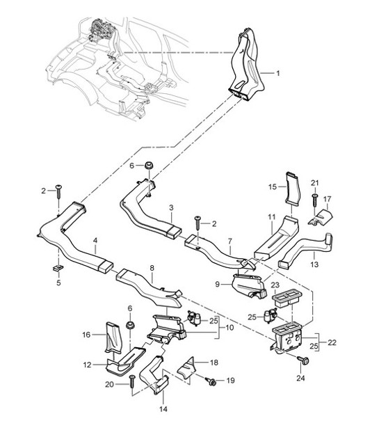 Diagram 813-035 Porsche 992 (911) MK1 2019-2024 Body