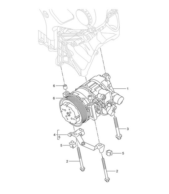 Diagram 813-070 Porsche Carrera GT 2003-06 