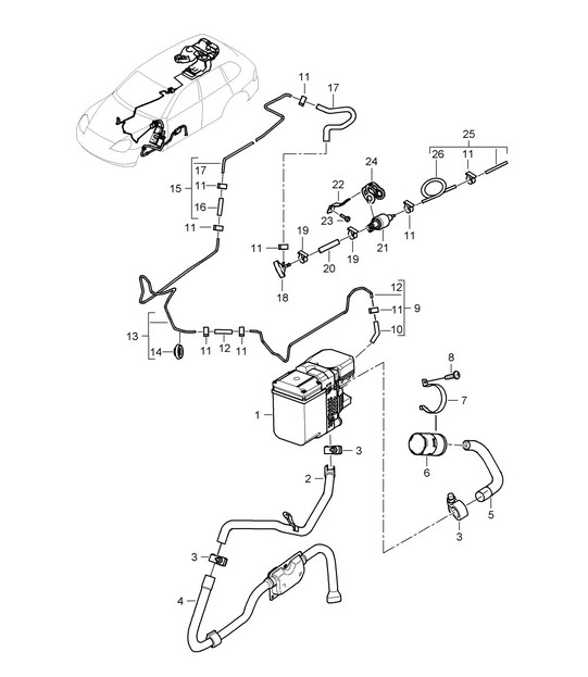 Auxiliary heater Cayenne 9PA1 (957) 2007-10