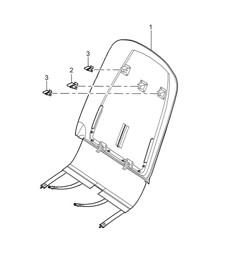 Cover / Backrest shell Cayenne 9PA1 (957) 2007-10